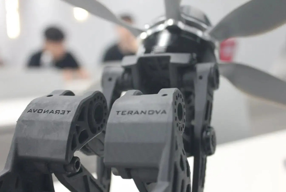 3D printed components on unmanned vehicle